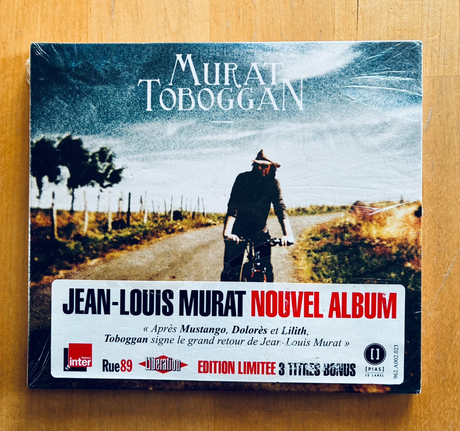 CD digipack Jean-Louis Murat Toboggan édition collector.